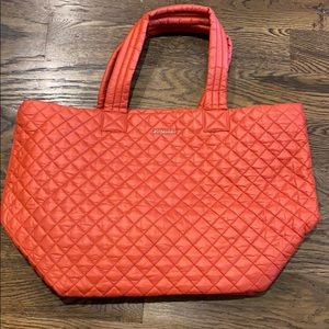 MZ Wallace Red Large Metro Tote